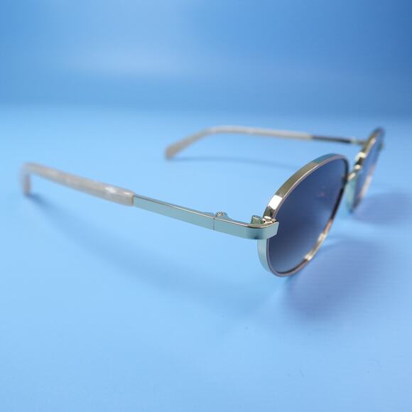 Rebecca Minkoff Sunglasses Evangelyne Gold Frame & Pearl Arms 100% UV Protection main image 9